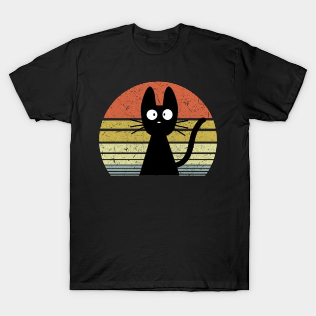 Cute Cat Surprise Vintage T-Shirt by Ray E Scruggs